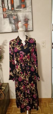 Marco Polo Blusenkleid Blumenmuster Viskose Gr. 38 🌺🌸