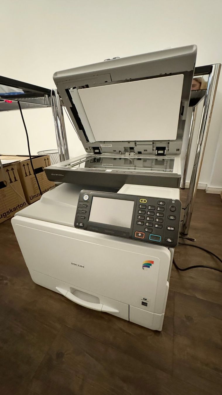 Ricoh Drucker: Ricoh Multifunktionsdrucker, Drucker/Scanner/Kopierer/Fax – Gebraucht aus Möhlin von peti_B