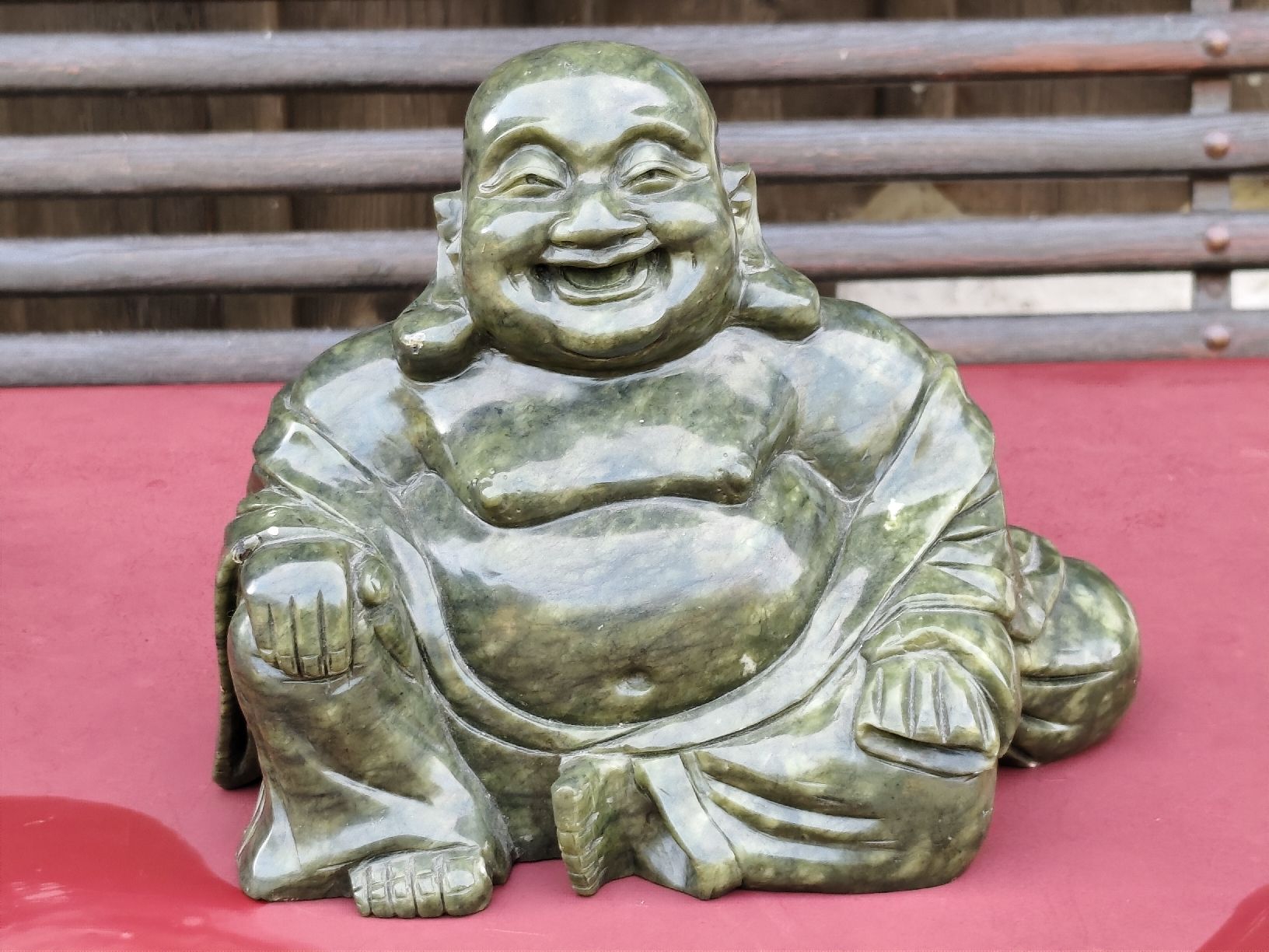 Sculture & Statue: Grosser Lachender Buddha /Jade – Usato da Zürich venduto da Top-Deal-Schweiz 1