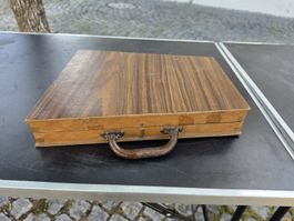 Kofferglockenspiel Musikinstrument Holz Vintage gute Zustand