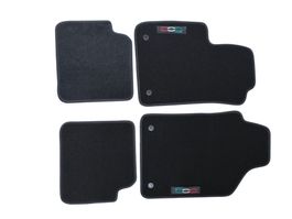 Velours Fussmatten für Fiat 500 und 500C 2007-2020 mit Logo