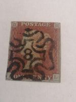One Penny Red 1841, Malteser Stempel NR. 8