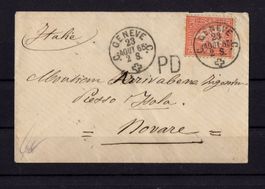 R1698  /  Très belle lettre pour NOVARE SBK n° 33