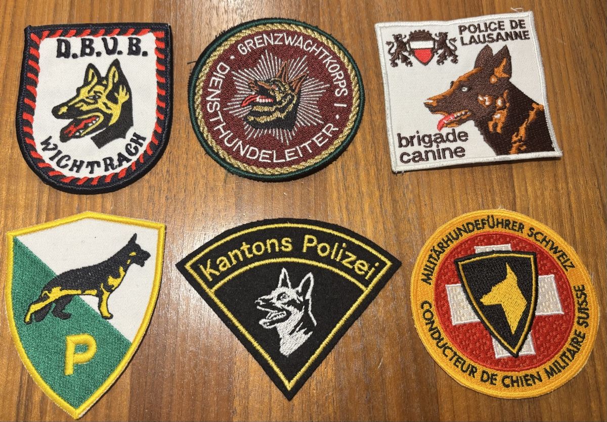 Placchette & Badge: Patches Polizei Diensthunde – Usato da Lausen venduto da Eclipse4