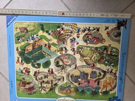 Puzzle, 30 Teile, 4 Jahre, Ravensburger, Karton, Zoo, Tiere