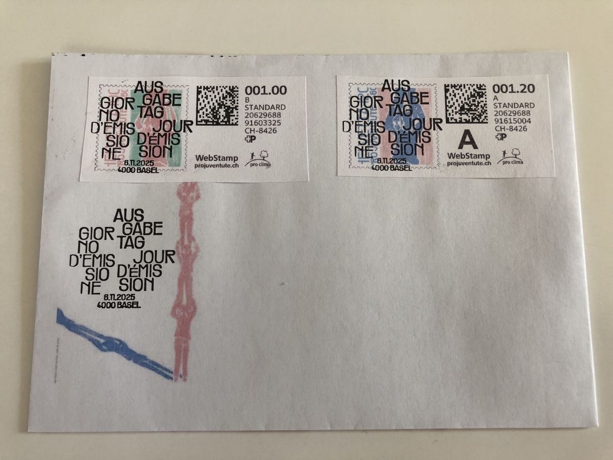 Alle Briefmarken: FDC PJ-Webstamp 2025 - Auflage 5Ex. !!! – Gebraucht aus Lufingen von Rac0