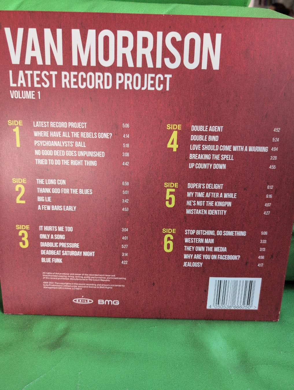 Dischi in vinile: Van Morrison Latest Record Project Vol. 1 – Nuovo (secondo la descrizione) da Bern venduto da rabbit01 1