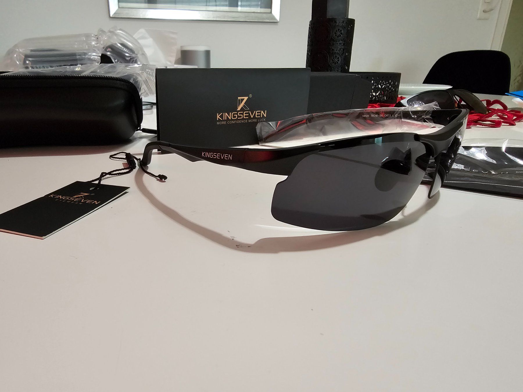 Occhiali & Lenti: Herren Sonnenbrille Kingseven Black – Nuovo e nell'imballaggio originale da Suhr venduto da sjay.Cv 2