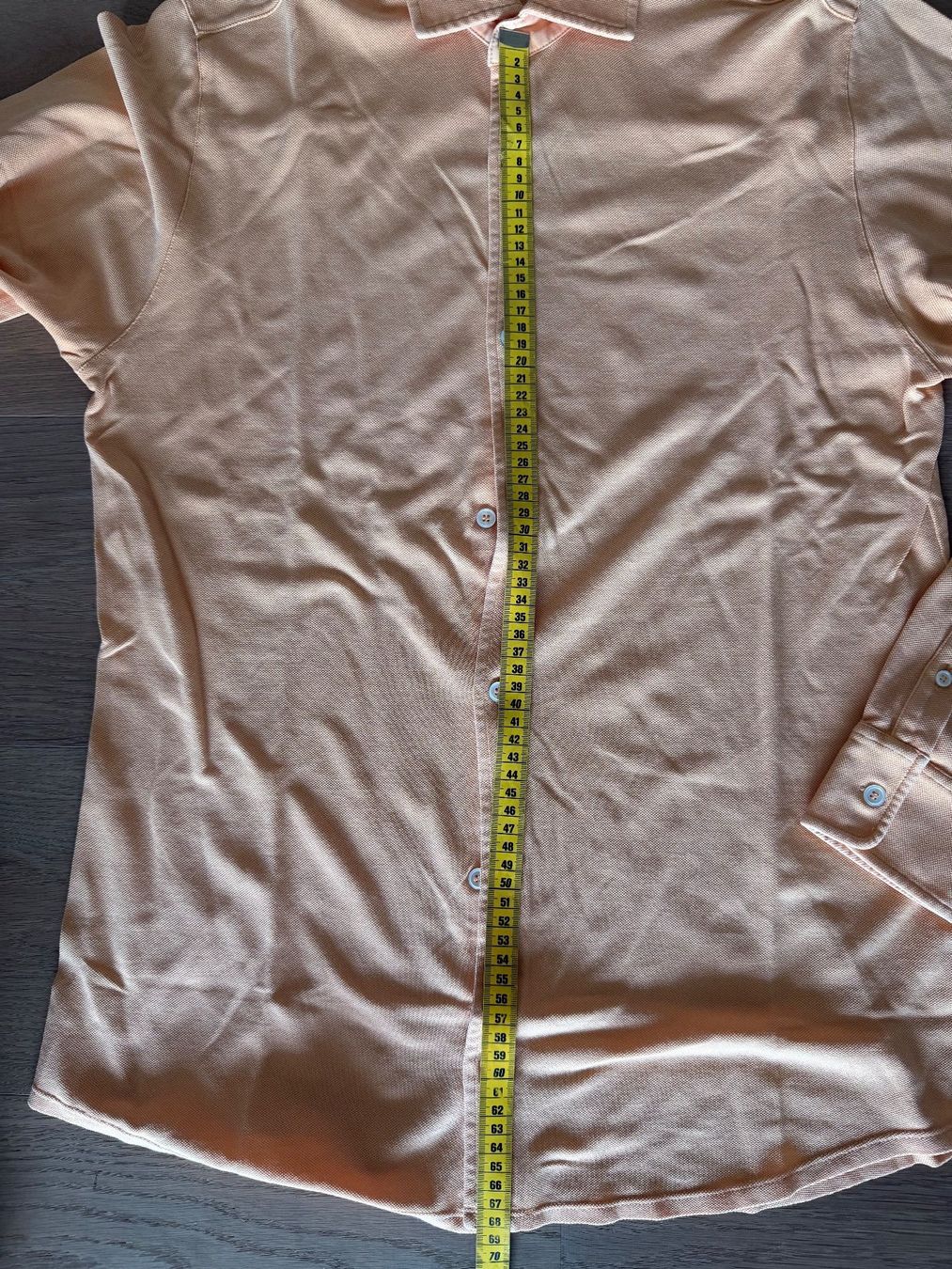 Camicie: FIDELI Steve Casualhemd langarm hellorange Grösse 52 – Usato da Oberwil b. Zug venduto da hallihallo12 3