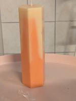 Candela profumata "oriental" bicolore handmade