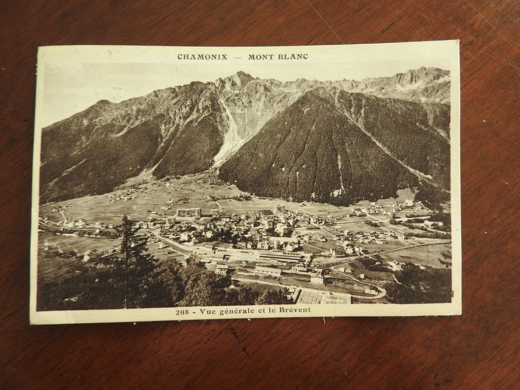 Cartoline postali: Chamonix - Mont Blanc 1926 – Usato da Stetten AG venduto da Brissago25