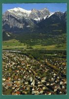 Bad Ragaz mit Falknis, 1988, gelaufen, Grossformat