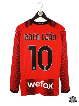 RAFA LEAO #10 Original AC Milan 2023-24 Home Trikot LS