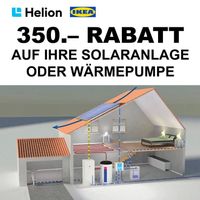 Helion IKEA Gutschein Solaranlage Wärmepumpe 350.-- Rabatt