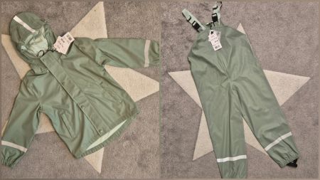 Regenset von Migros KIDS Gr. 122/128 neu