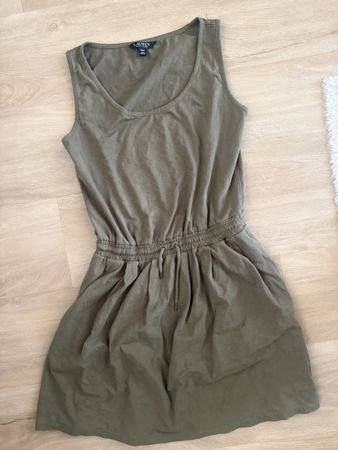 Lauren Ralph Lauren Sommerkleid Khaki Gr.P/S neuwertig 49