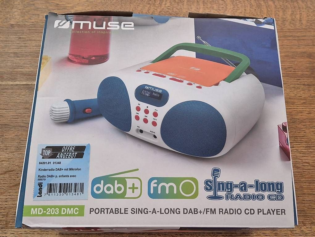 Radio: Kinderradio DAB+ mit Mikrofon – Nuovo e nell'imballaggio originale da Hinterkappelen venduto da Betla 1