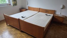 Doppelbett elektrisch verstellbar 2x90x190cm