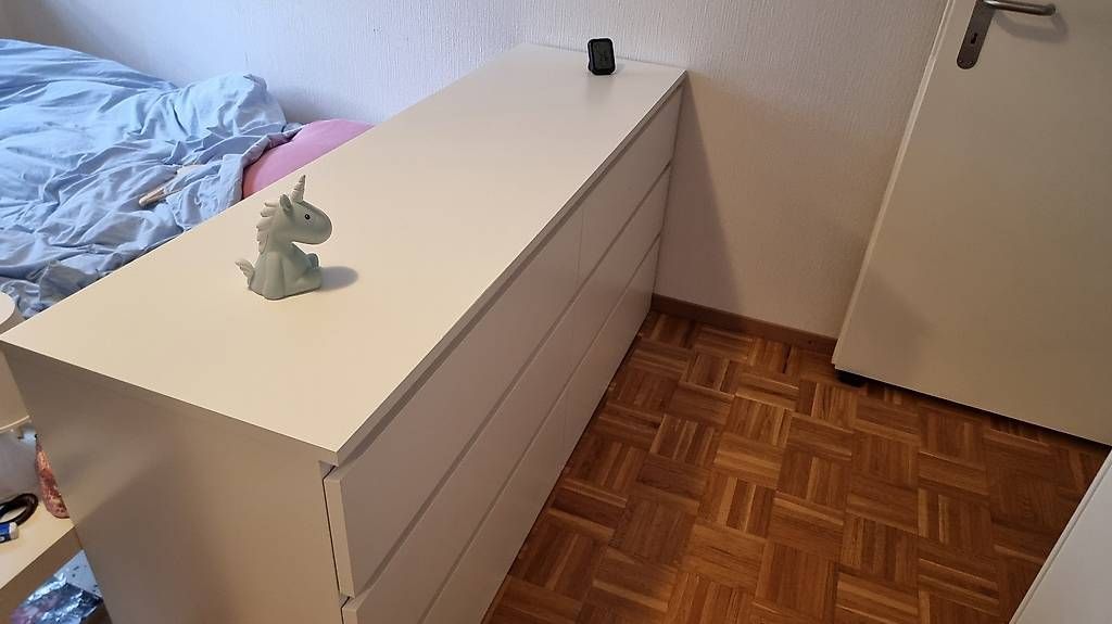 Commodes: Commode blanche "Malm" (Ikea) - A vendre – D'occasion à Lausanne par macapuche 2