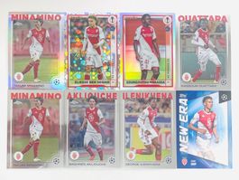 2025 Topps AS Monaco (Minamino Ben Seghir Akliouche Diop)