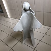 Engel aus Keramik  51/27cm