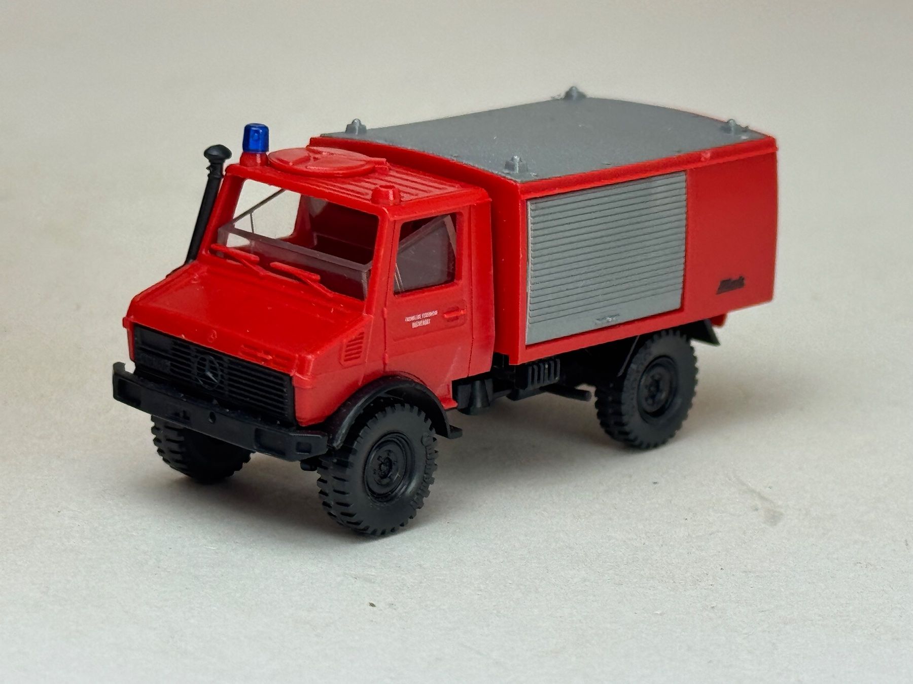 Modellini d'auto: GB1- Roco Feuerwehr Unimog – Usato da Elm venduto da Wikmtz