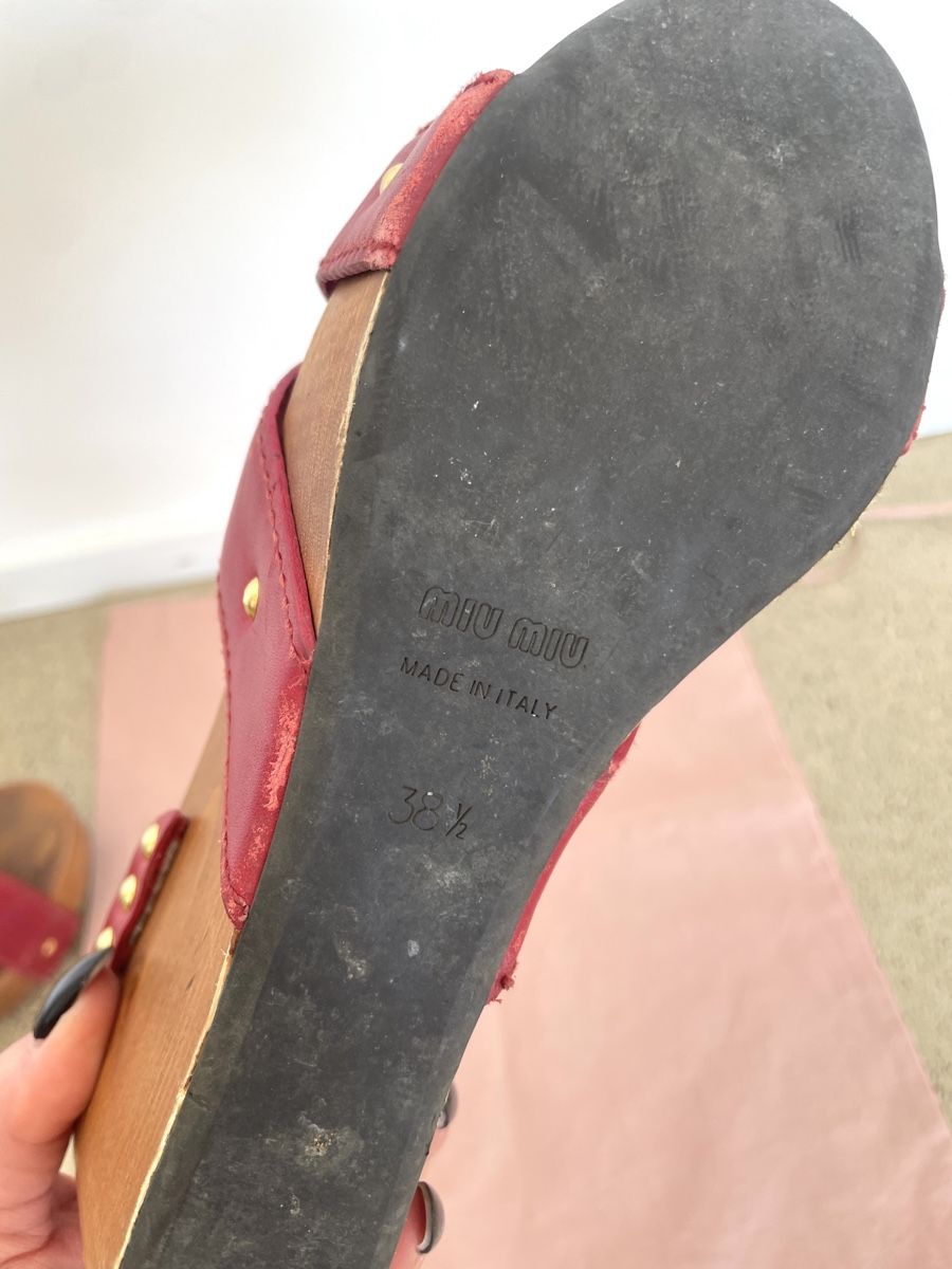 Miu Miu Scarpe da donna: Miu Miu wedge sandals – Usato da Stäfa venduto da Nicole093 6