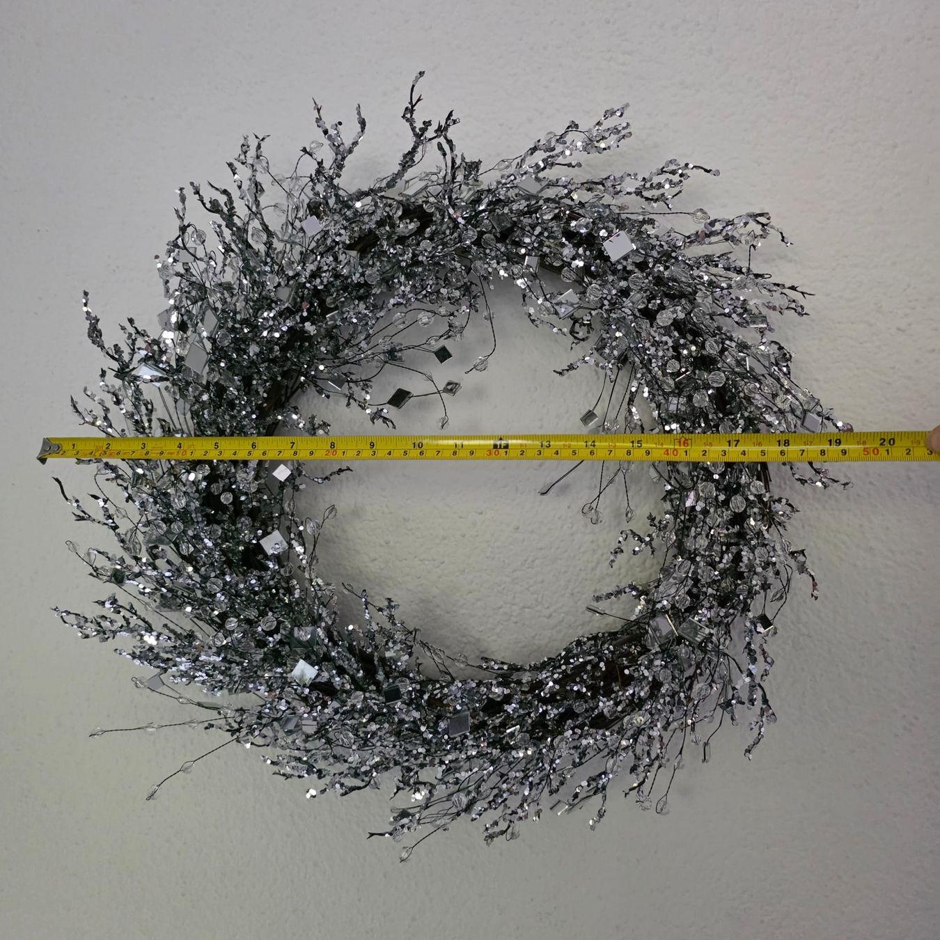 Tutte le decorazioni: Wunderschöner Spiegel Adventskranz, Durchmesser ca 50cm. – Usato da Rheinsulz venduto da Dred 5