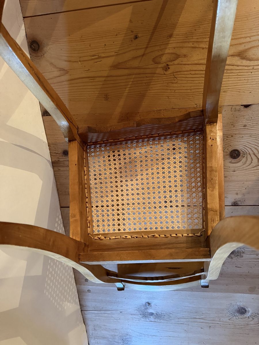 Stühle: 2 biedermeier geflecht stühle mit neuem jonc geflecht – Gebraucht aus amden von horizontblau01 6
