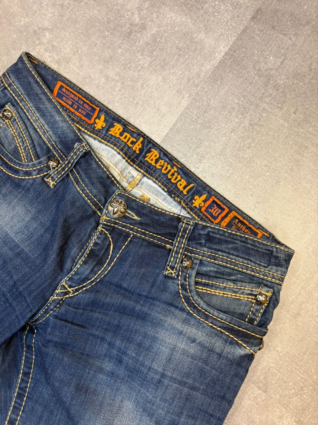 Jeans: Rock Revival Straight Jeans - Grösse M/30 – Nuovo (secondo la descrizione) da Werdenberg venduto da hase.vintage 2