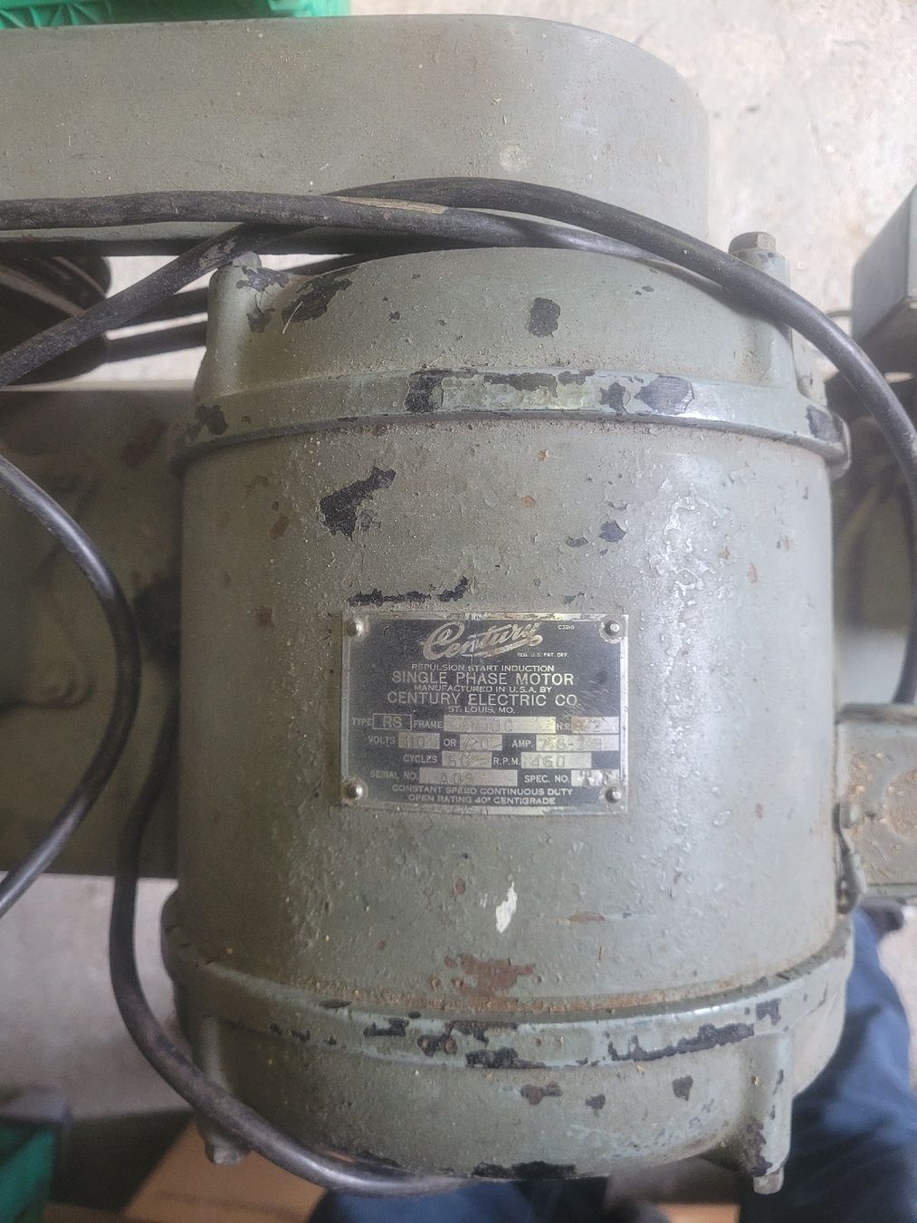 Kompressoren: Kompressor mit Century Motor gebraucht .Antik .Eigenbau 1960 – Defekt aus Elsau von Egger59 3