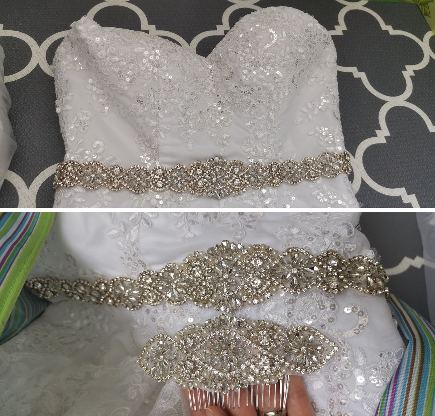 Vestiti: Hochzeitskleid + Schleppe  + accessoires gratis – Usato da Kerzers venduto da dri_j6pn 5
