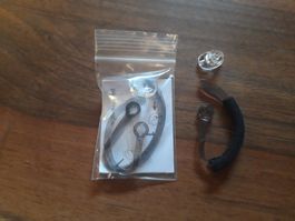2 Plantronics Savi Poly Ohrbügel mitSchlaufe und Stöpsel NEU