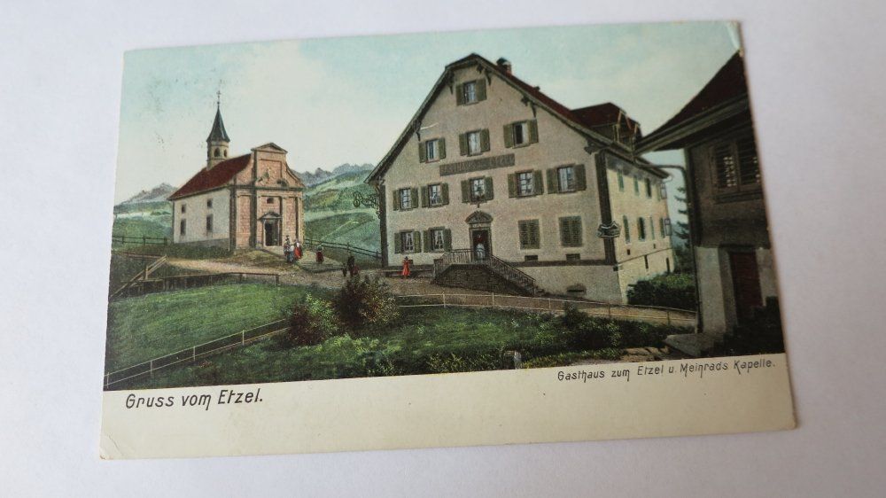 Cartoline postali: Gruss vom Etzel - 1911 – Usato da Jona venduto da centumprata