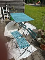 Terrassentisch u. 2 Stühle | terrace table and 2x chairs
