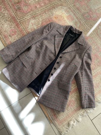 Escada Blazer kariert  guter Zustand Kaschmir gr 38