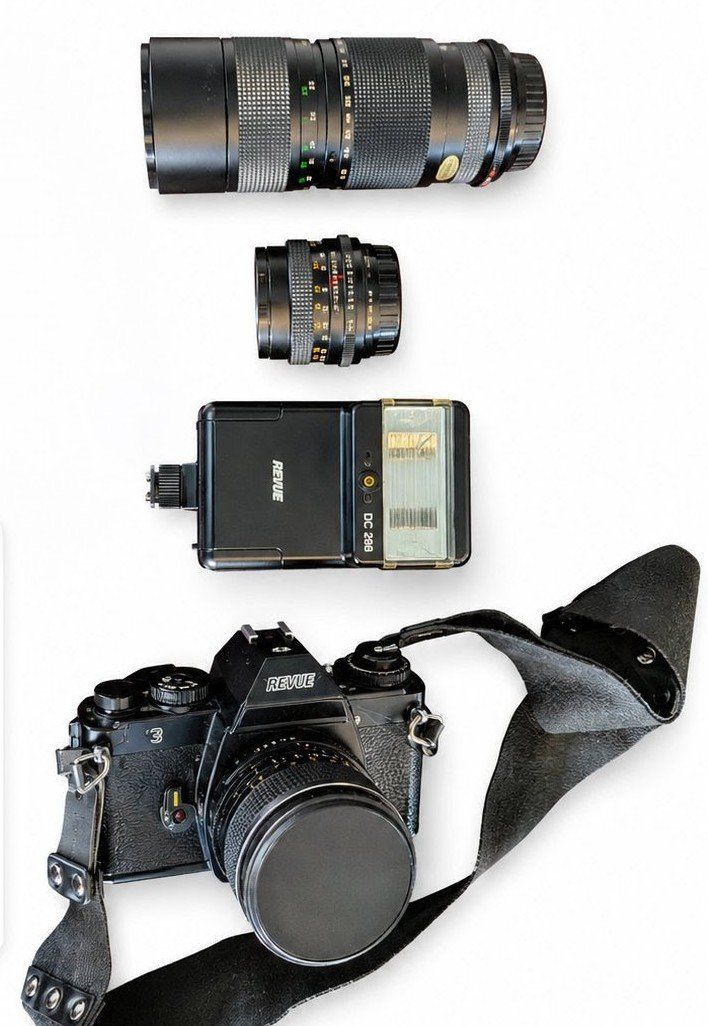 Fotocamera: Vintage Analog-Kamera Set: Revue AC 3 – Usato da Herisau venduto da pri_dv55 1