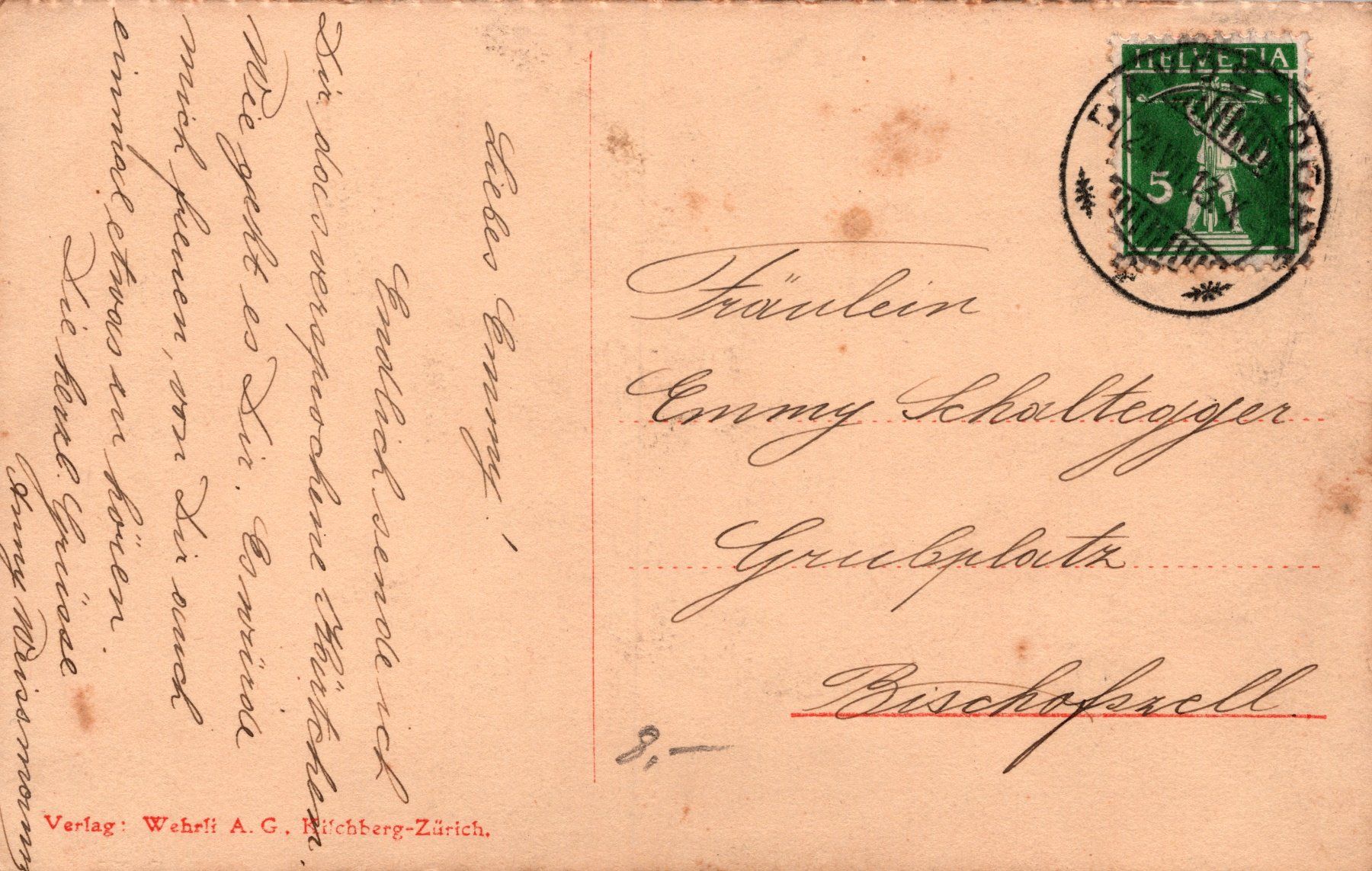 Cartoline postali: 0079 - Postkarte / Ansichtskarte - Davos Davosersee – Usato da Reinach BL venduto da Boston-Verkauf 1