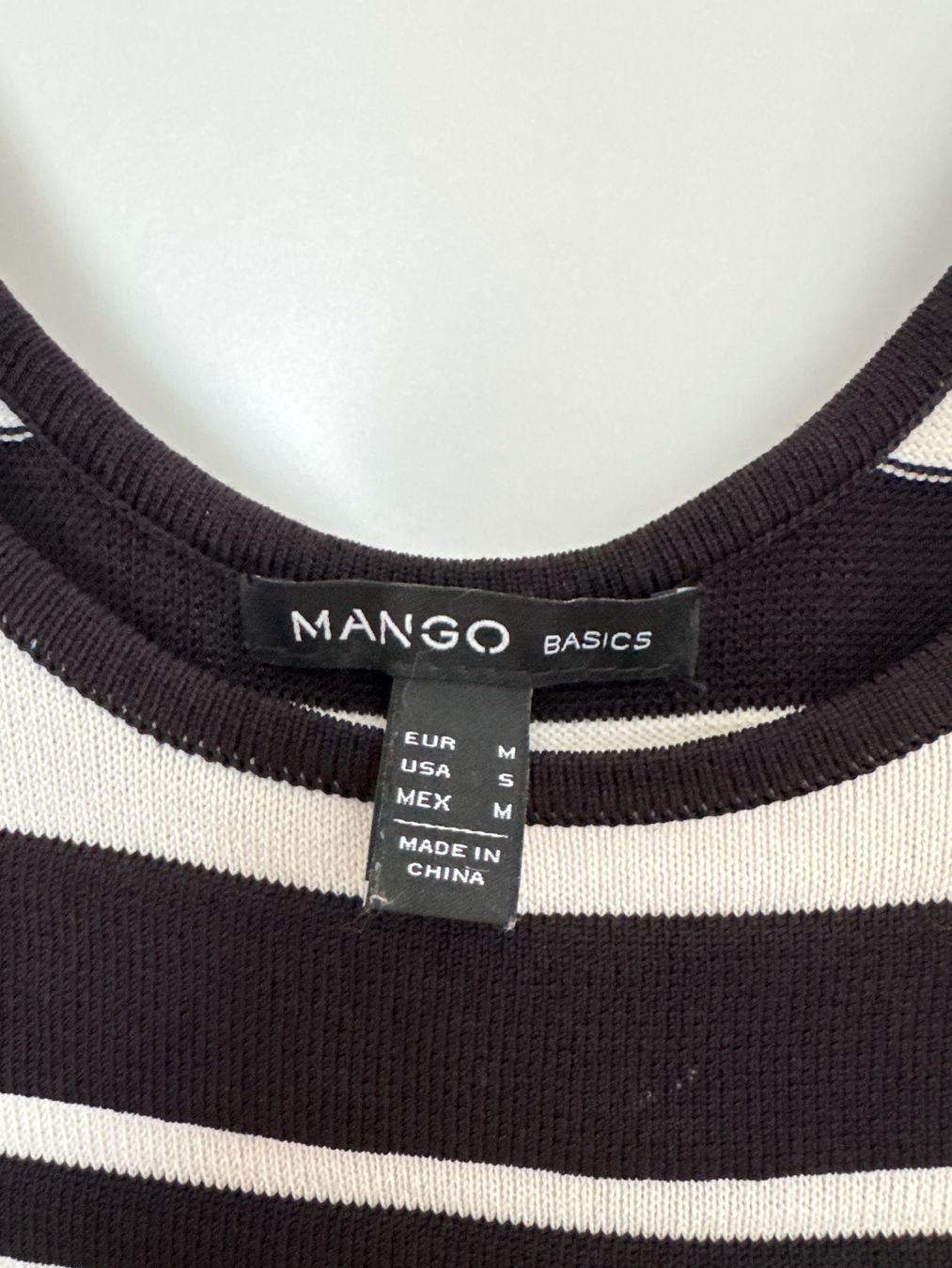 Mango Vestiti: Mango Basics Streifenkleid Gr. M – Usato da Reinach BL venduto da SophiesFundgrube 1