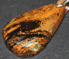 Anhänger L-7314 – Pietersit Cabochon 31x18mm