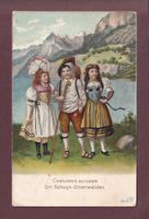 Costumes suisses - URI-SCHWYZ-UNTERWALD - 1908