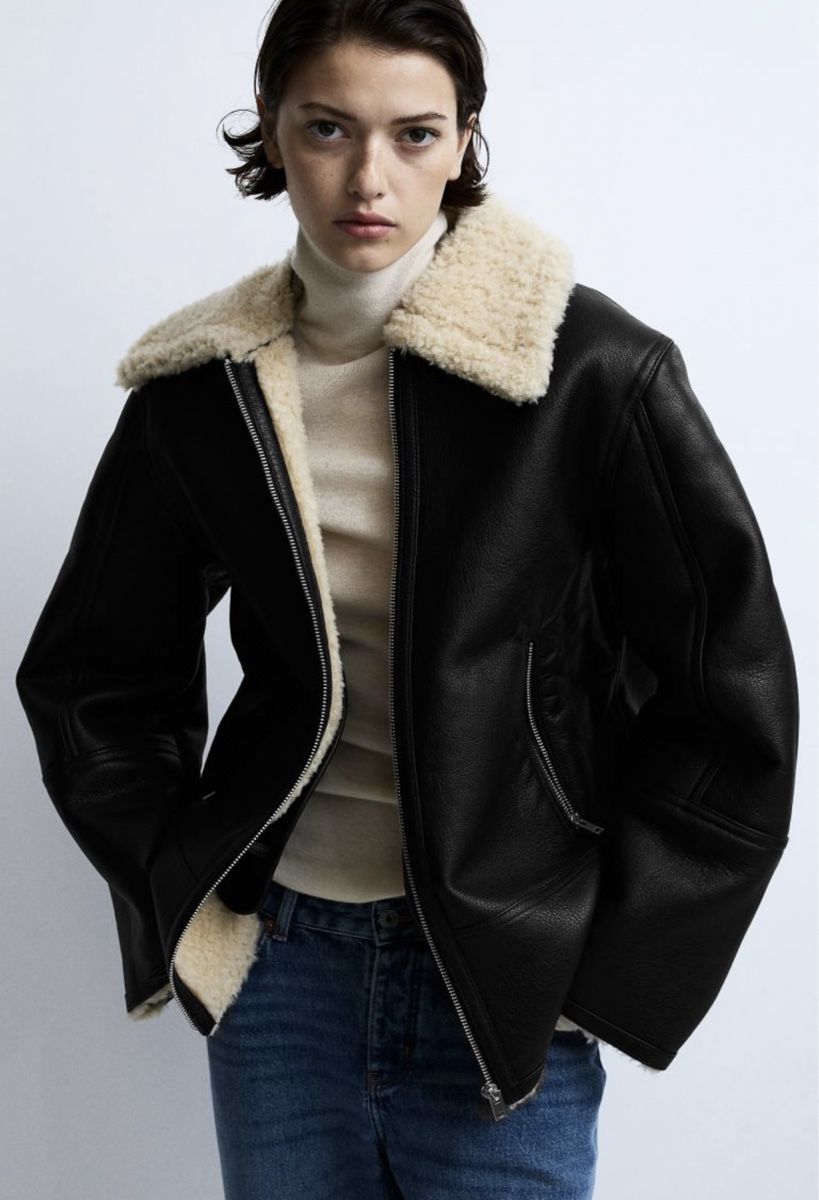 H&M Manteaux: Veste d’hiver shearling H&M – Neuf avec emballage d'origine à Ostermundigen par Delphine74 1