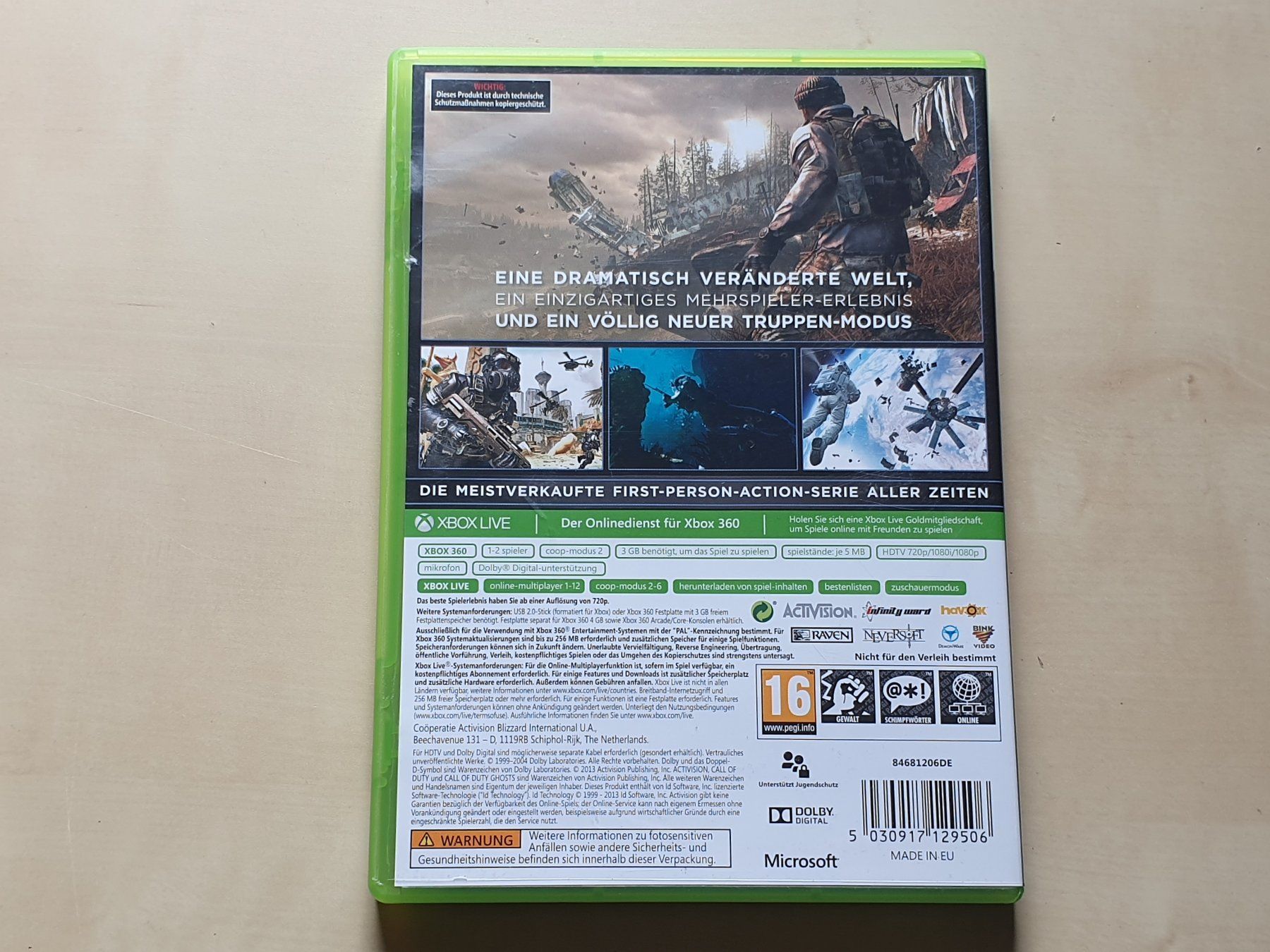 Microsoft Giochi: Call of Duty Ghosts – Usato da Stansstad venduto da collectorsshop 1