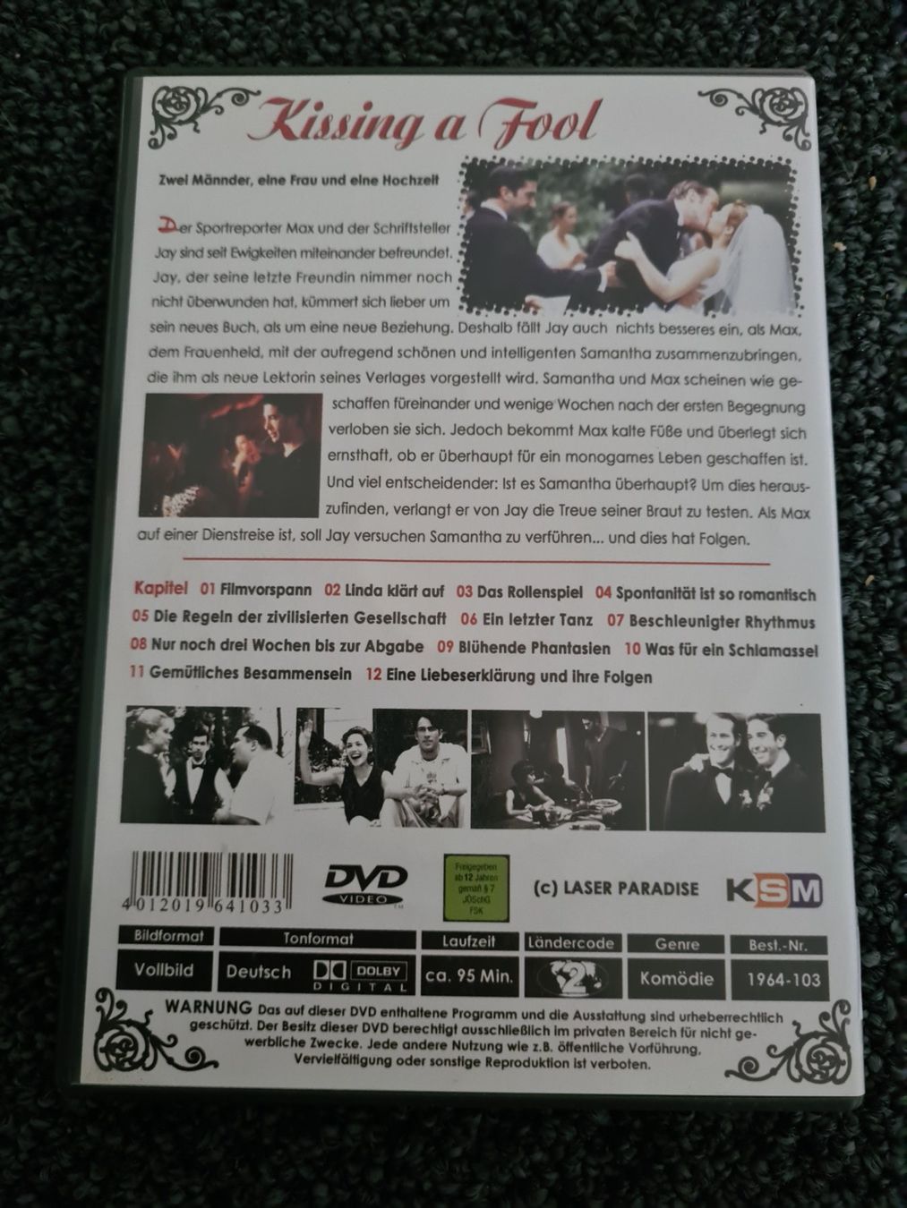 Tutti i DVDs: KISSING A FOOL(12309) – Usato da Ruswil venduto da jan_bxl5 1