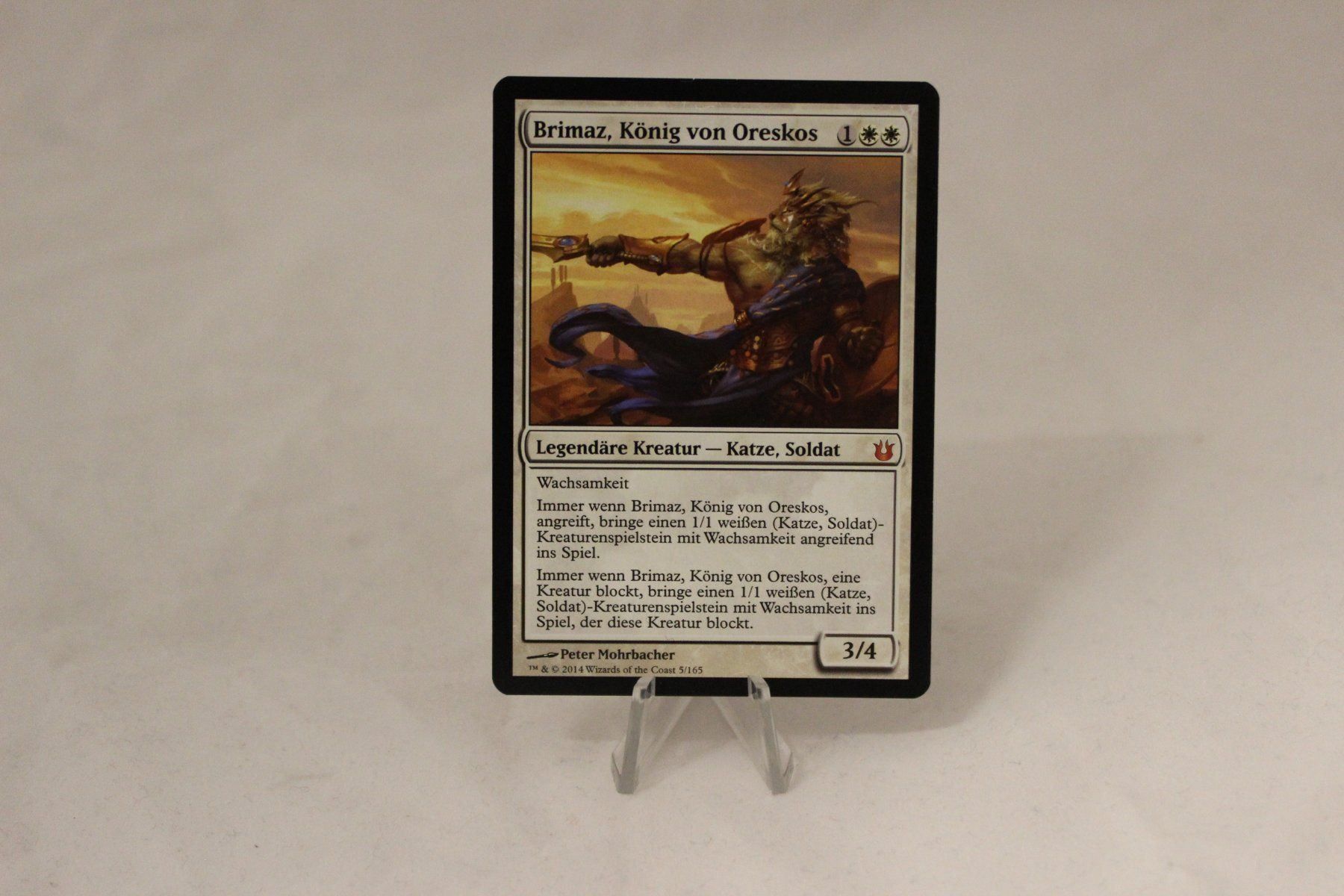 Magic The Gathering Carte collezionabili: Brimaz, König von Oreskos - Magic – Usato da Dulliken venduto da Sefty