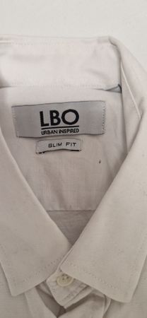 Chemise blanche LBO, taille M (39/40)