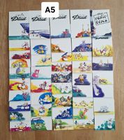 43x ALTE Diddlblätter *A5* blockfrisch