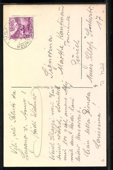 Cartoline postali: AK Costume Ticinese – Usato da Berlin venduto da bartko-reher 1