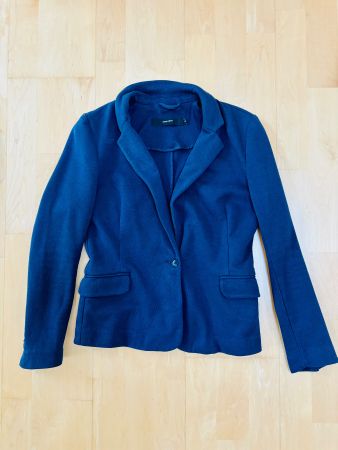 Kurzer Blazer von Vero Moda Gr. 36 - dunkelblau