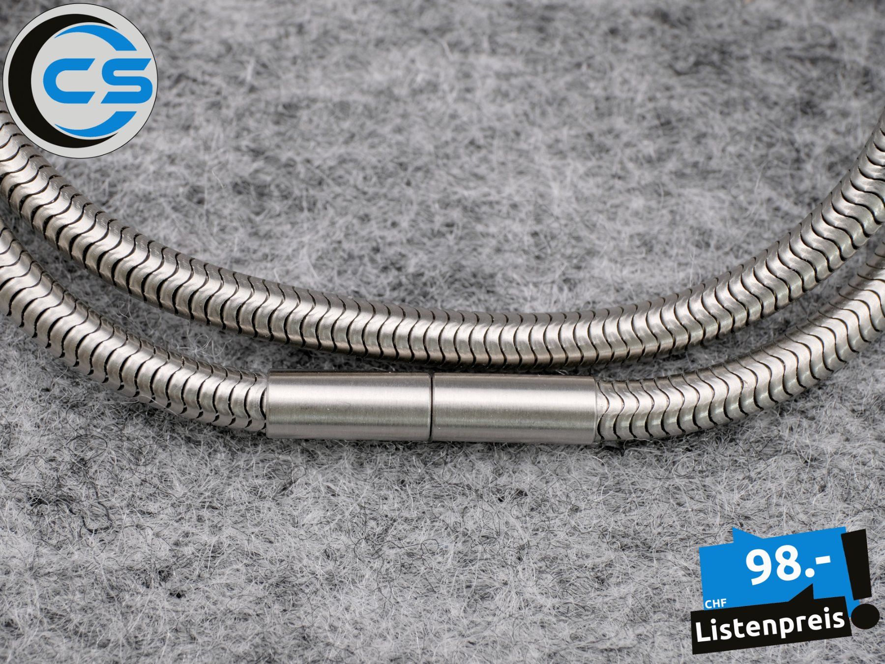 Catenine: MONOMANIA Schlangenkette Basic Ø 5.0 mm Länge 38cm – Nuovo e nell'imballaggio originale da Samstagern venduto da ConciergeService 4